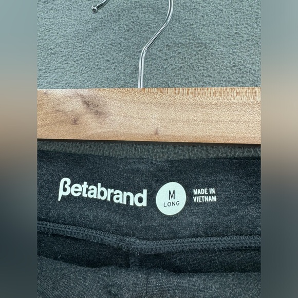 Betabrand Stretch Pull On Pants Women’s Medium Long Charcoal Straight - Picture 9 of 9